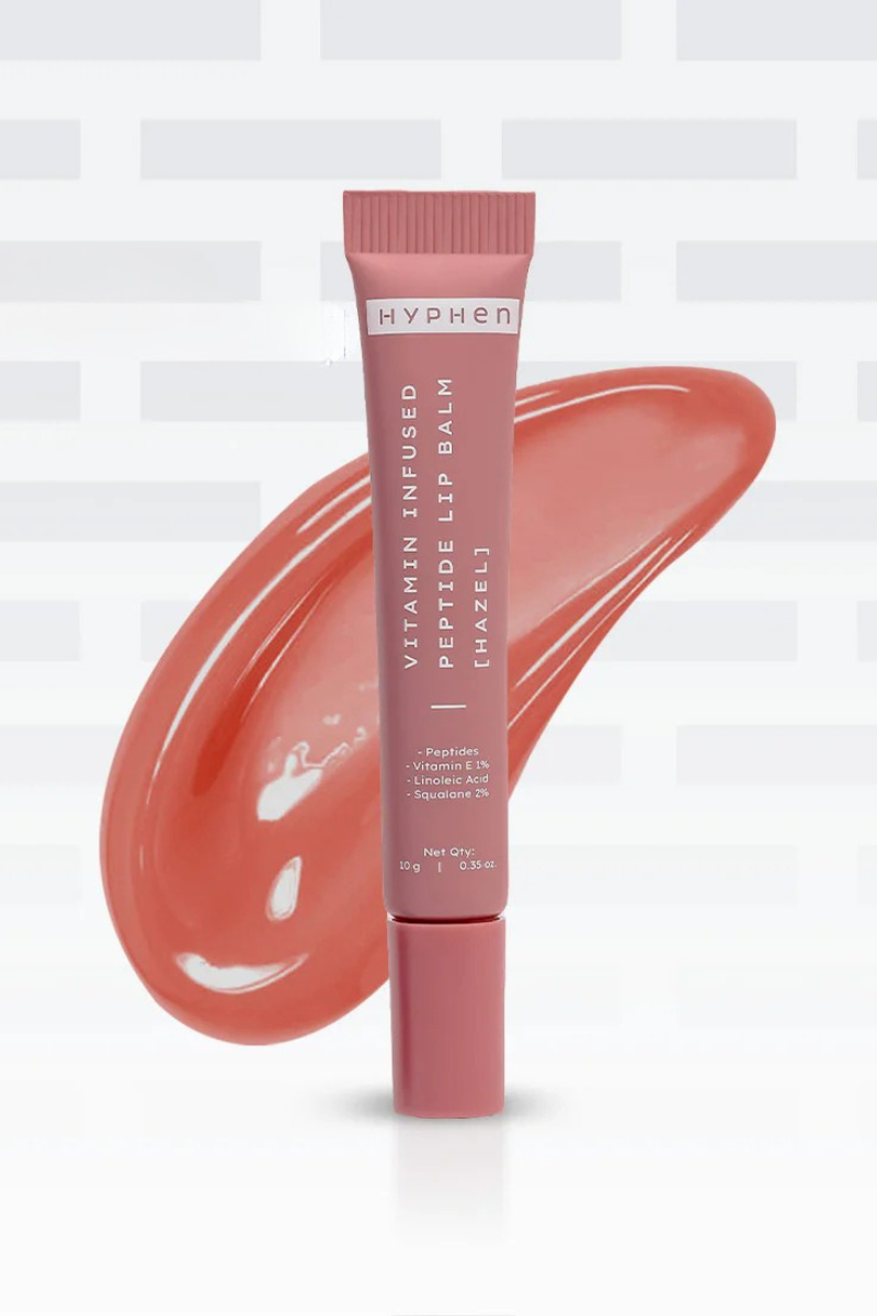 Hyphen Vitamin-Infused Peptide Lip Balm - Hazel, 10g