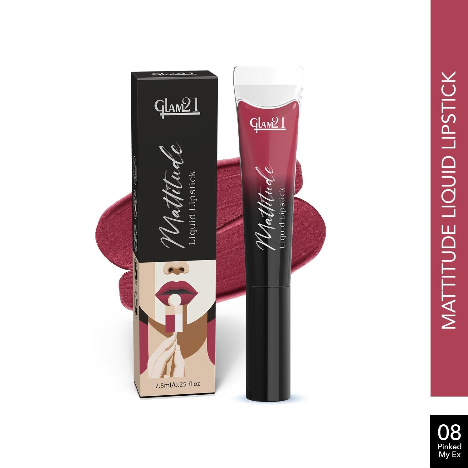 Glam21 Mattitude Lipstick - Pinked My Ex