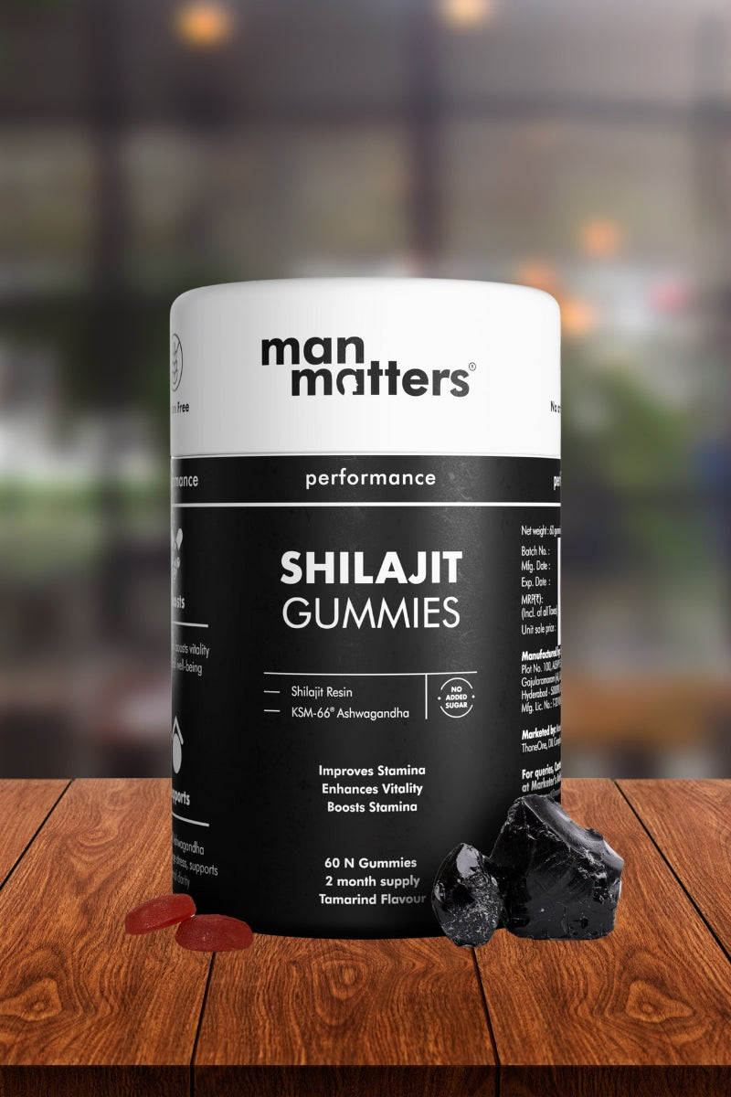 Man Matters Shilajit Gummies (60N - 1 Month Pack)