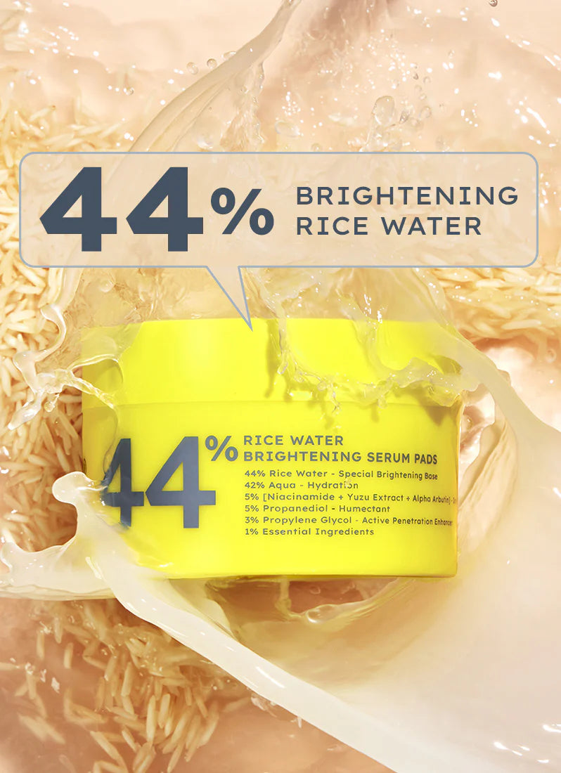 Hyphen 44% Rice Water Brightening Serum Pads - 50 Pads