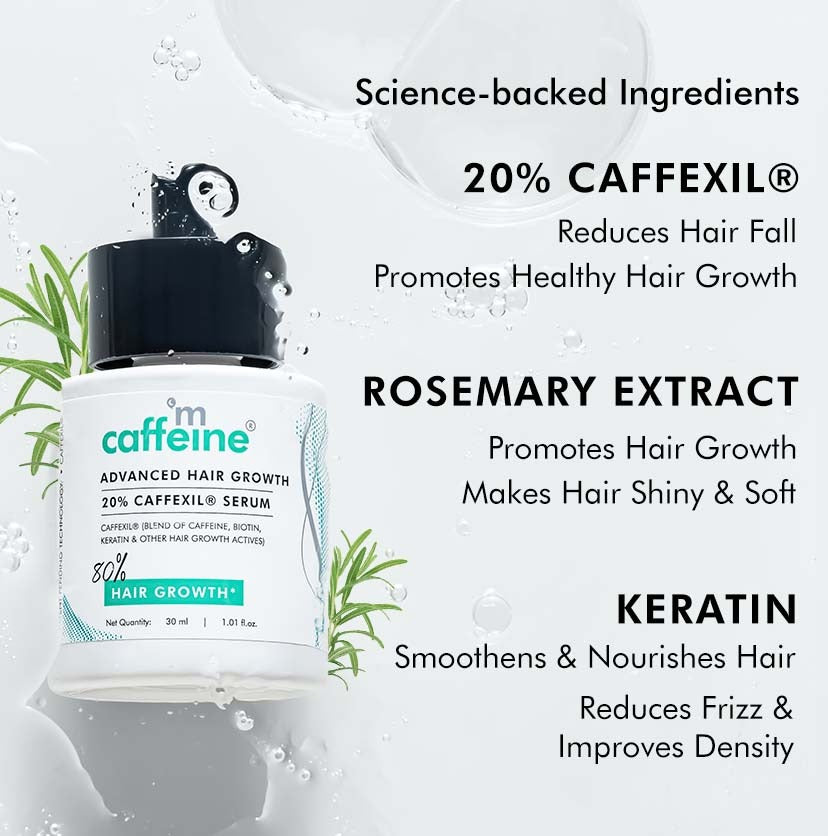 mCaffeine Advanced Hair Growth 20% Caffexilâ® Hair Serum - 30ml