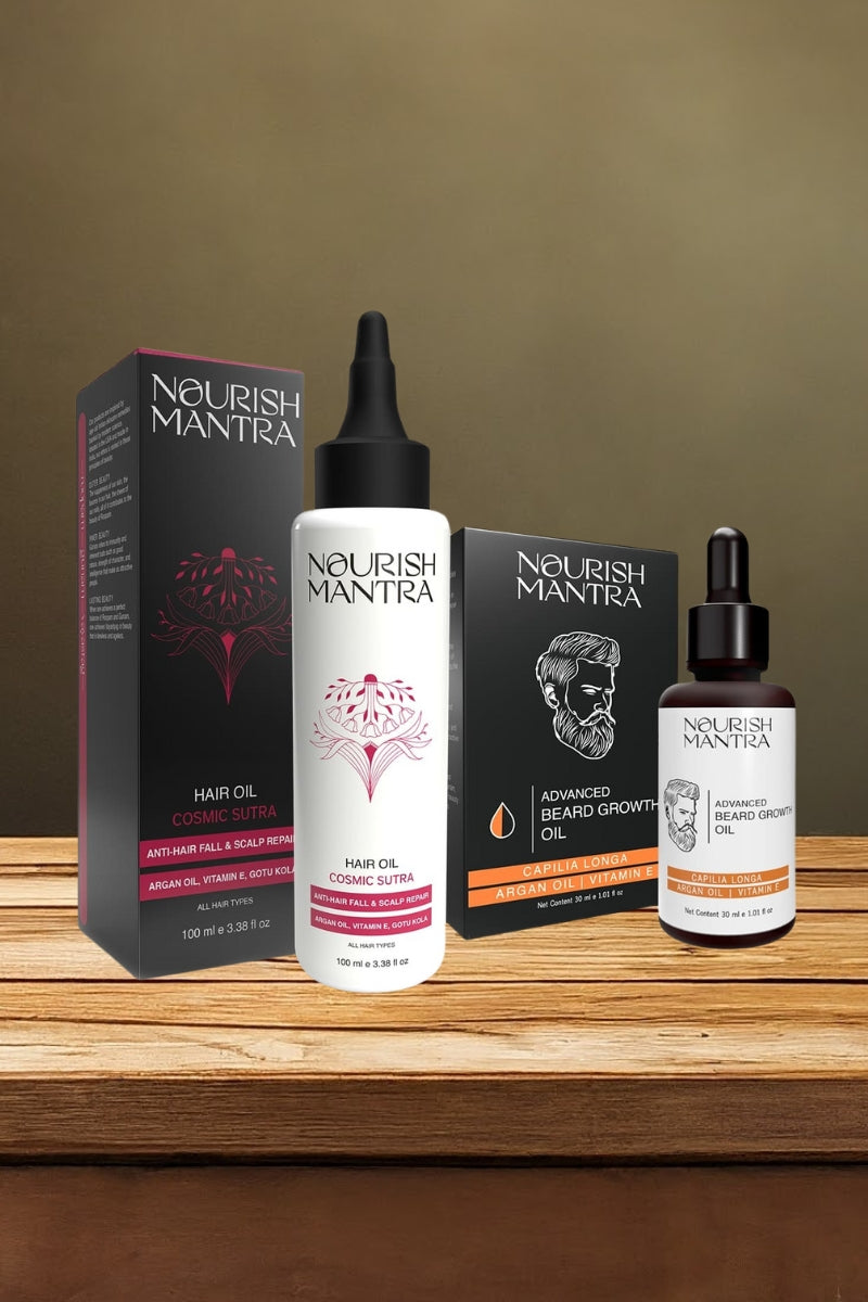Nourish Mantra Cosmic Sutra Hair Oil and Beard Growth Oil