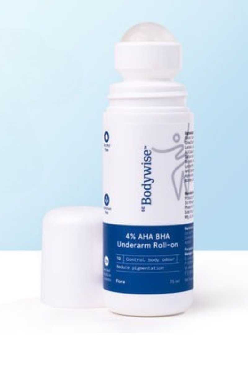 Be Bodywise 4% AHA BHA Underarm Roll On - 75 mL - Flora