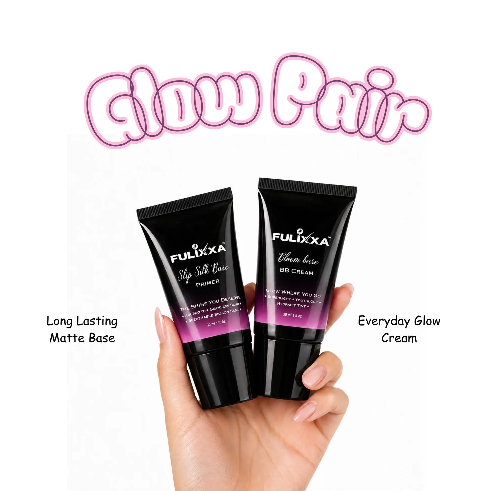 Fulixxa Everyday Makeup Base Kit with Primer & BB Cream Combo | Pack of 2