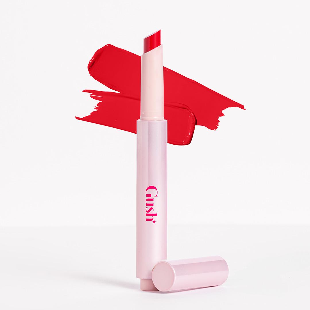 Gush Beauty Butter Balm Hybrid Gloss Balm - Pucker Up (Poppy Red)