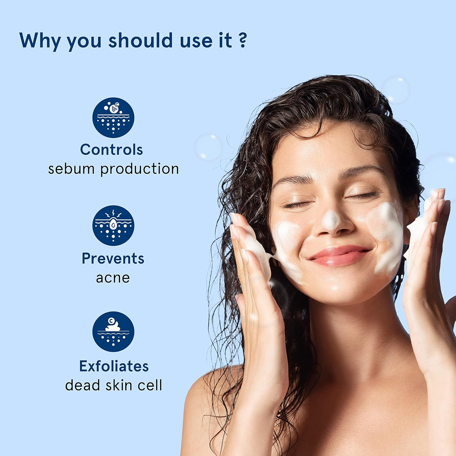 Be Bodywise 1% Salicylic Acid Face Wash (Foam-Based)
