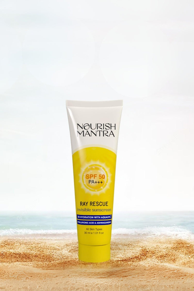 Nourish Mantra Ray Rescue Invisible Sunscreen SPF50, 30ml