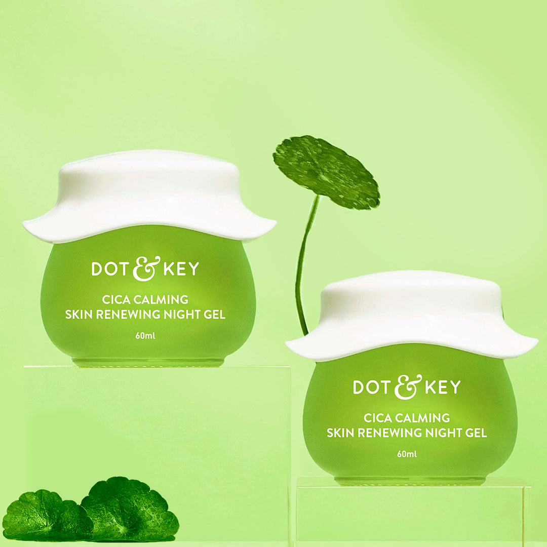 Dot & Key Cica & Niacinamide Night Gel, Pack of 2 - 120ml