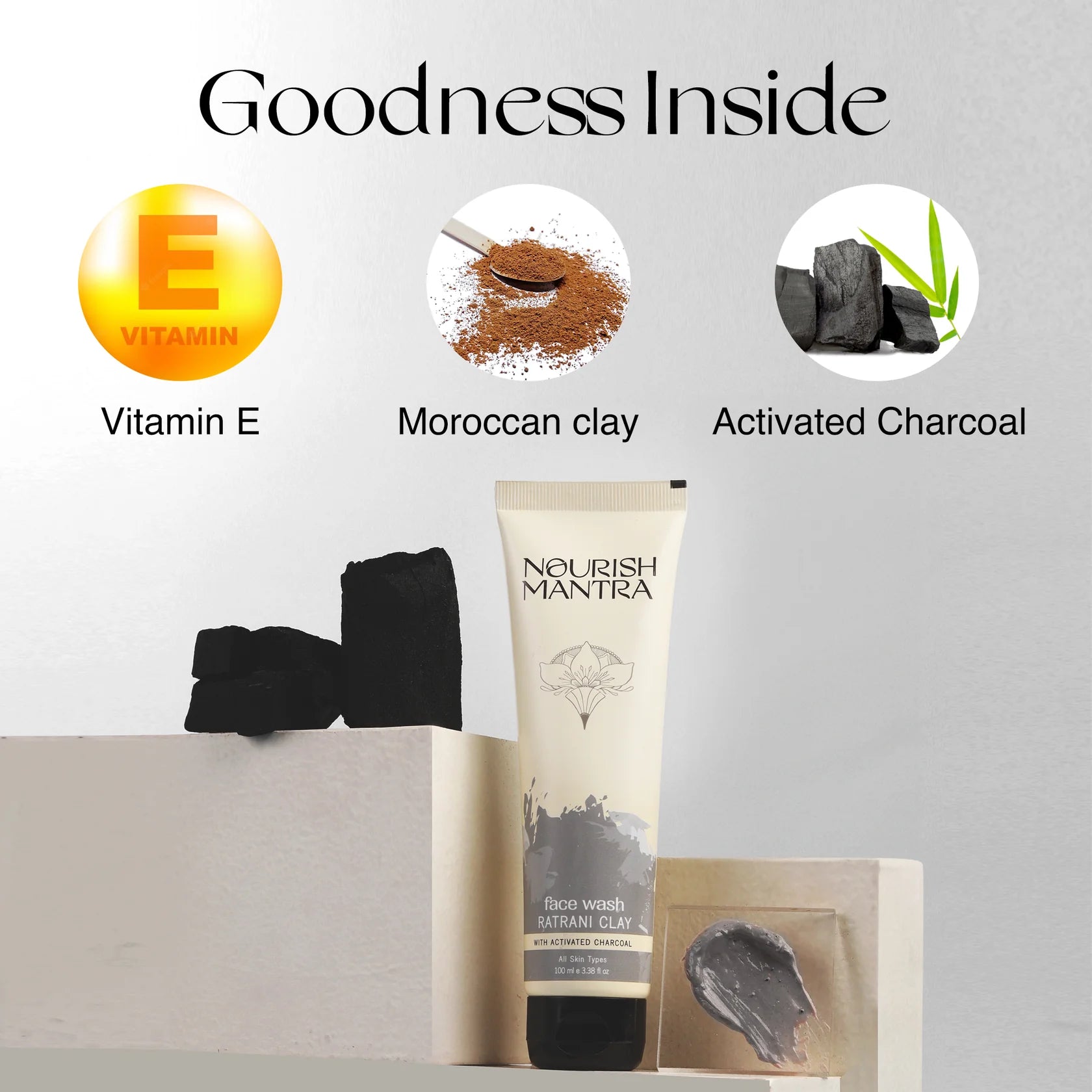 Nourish Mantra Ratrani Clay Face Wash