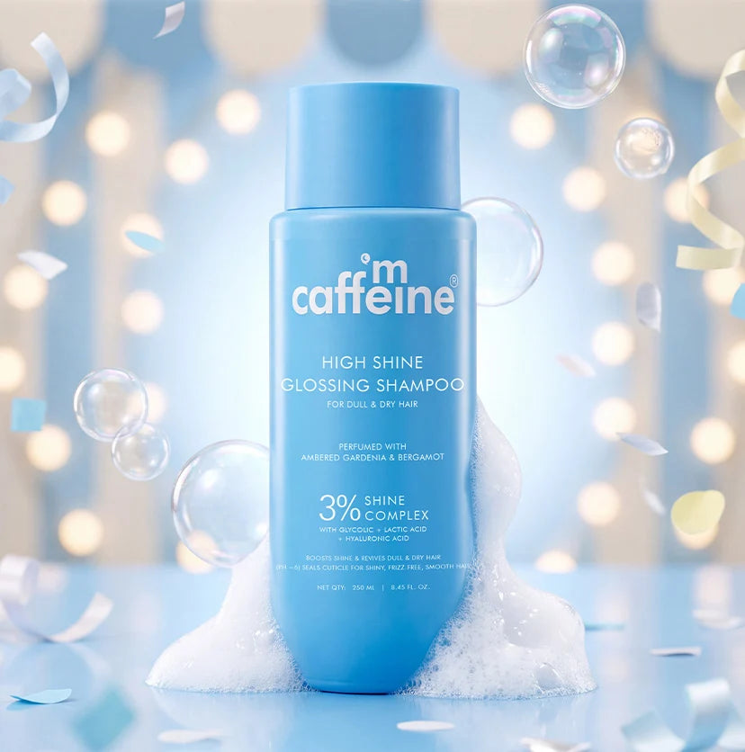 mCaffeine High Shine Glossy Hair Shampoo - 250ml