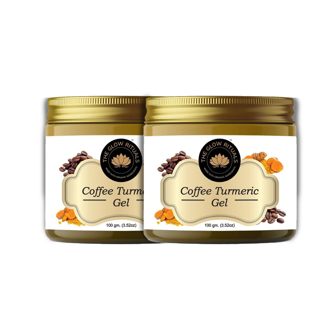 The glow rituals Coffee & Turmeric Gel For Tan Removal - 100ml (Pack Of 2)