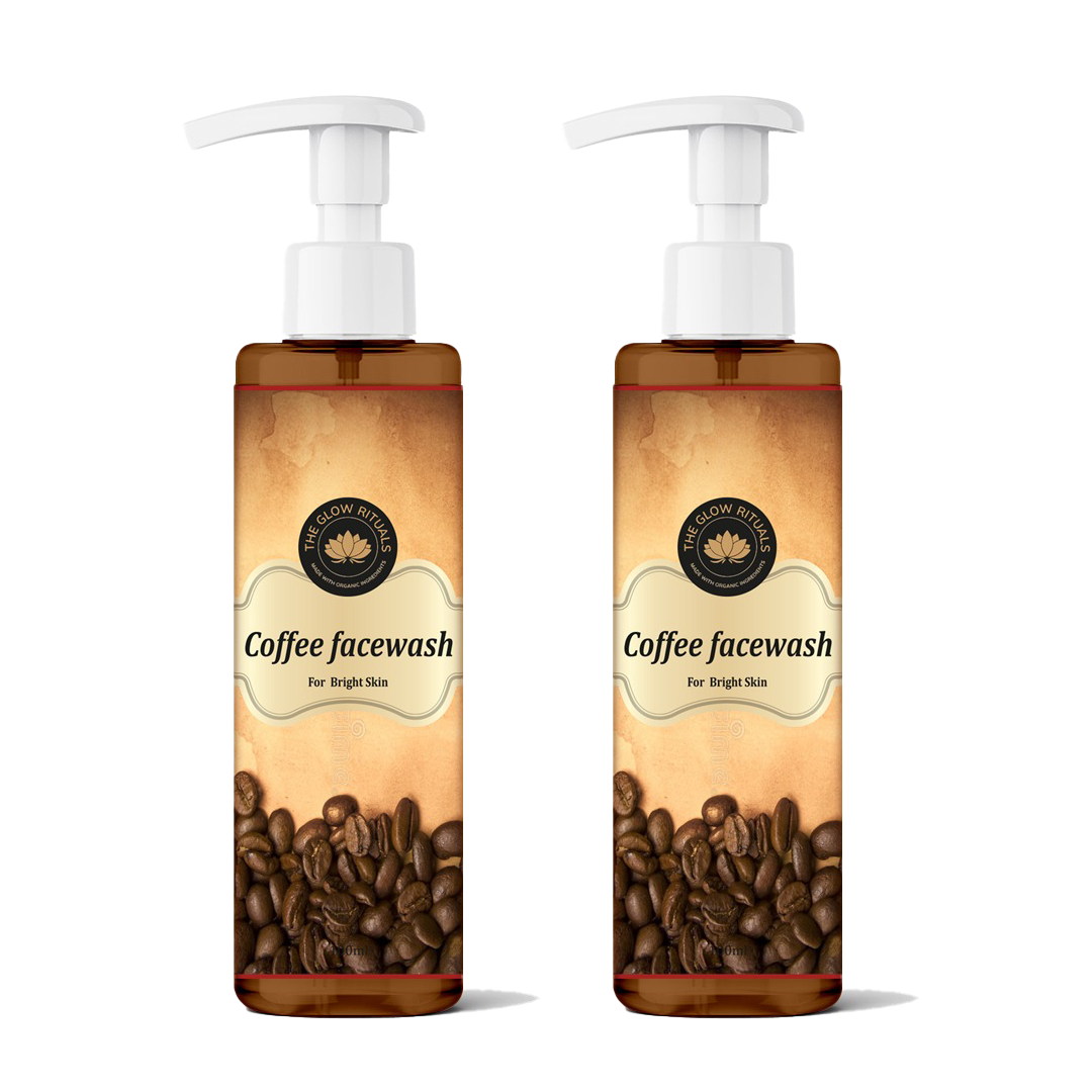The glow rituals Coffee Face Wash - 100ml (Pack Of 2)