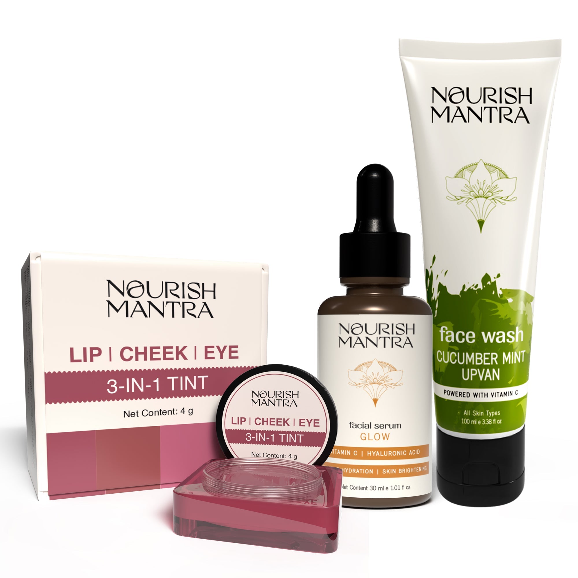 Nourish Mantra Fresh Glow Starter combo