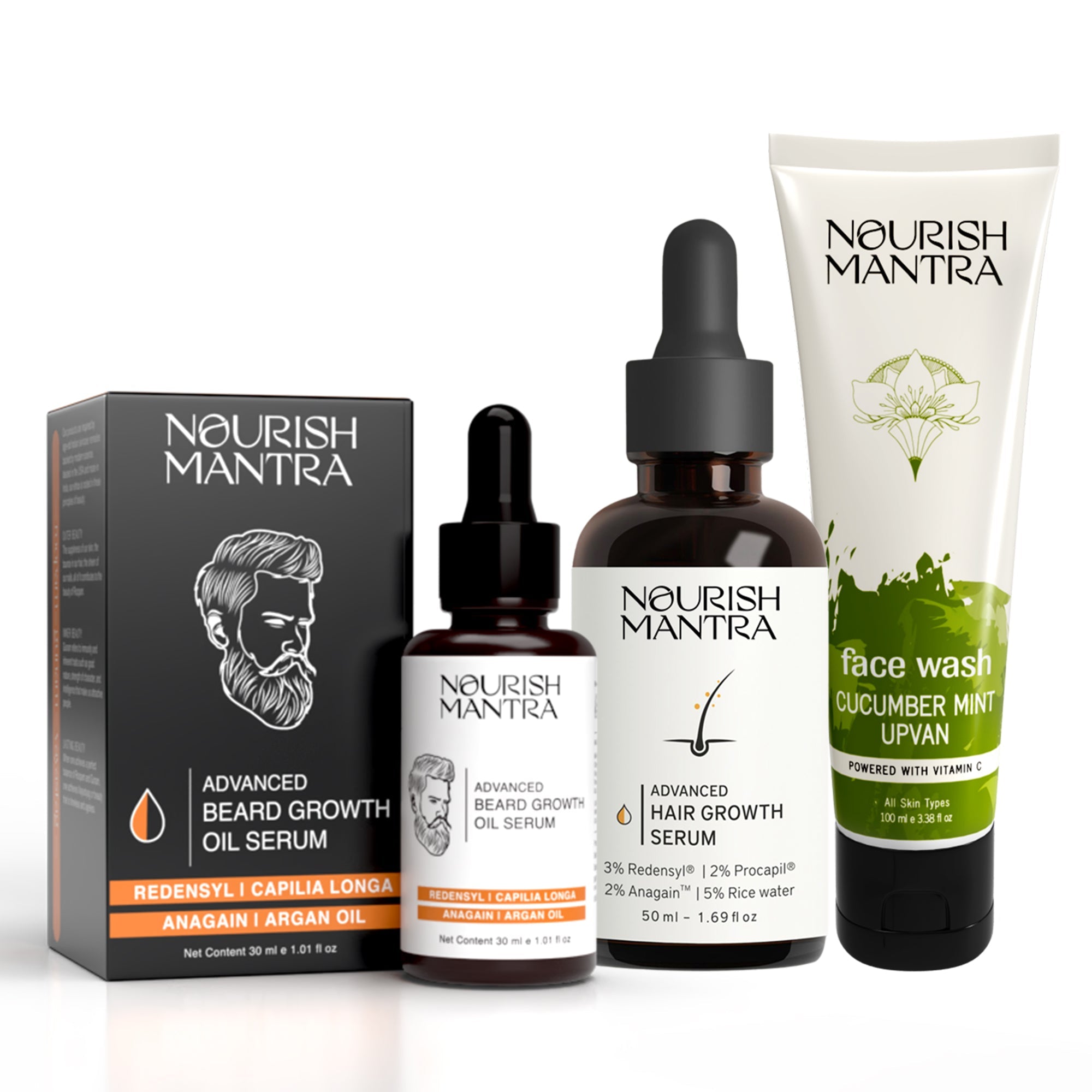 Nourish Mantra Men's Grooming Combo