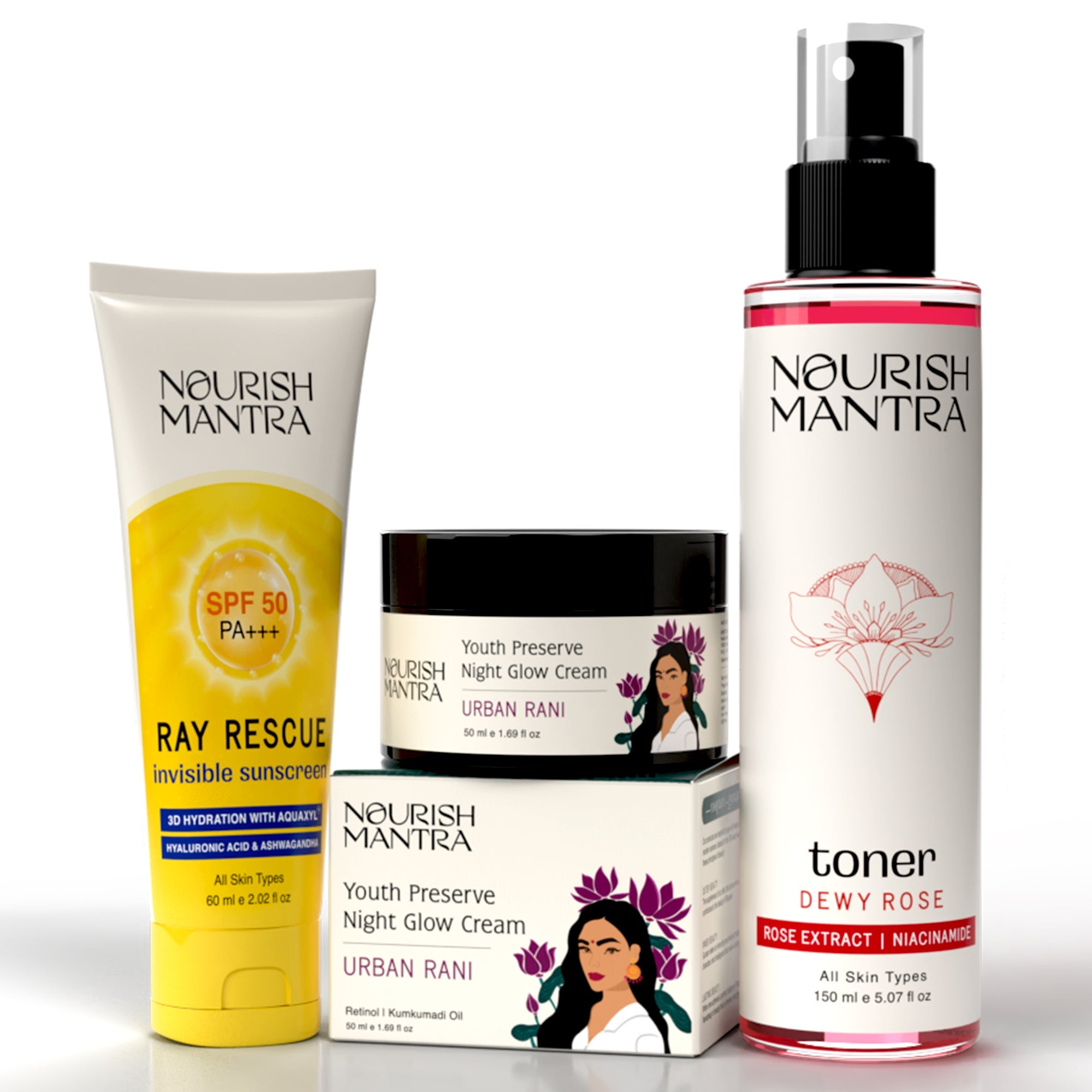Nourish Mantra Glow & Shield Set