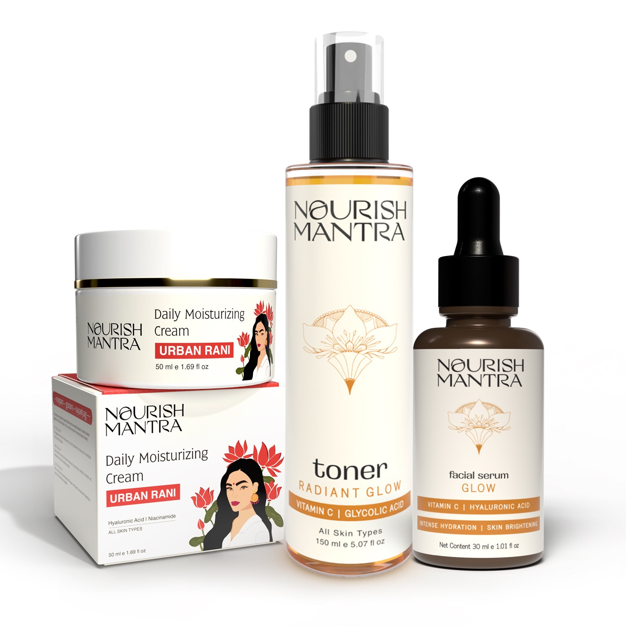 Nourish Mantra Skin Glow Power Trio