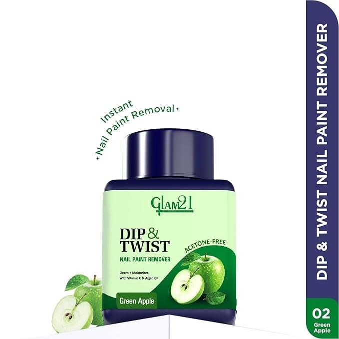 Glam21 Nail Paint Remover - Green Apple