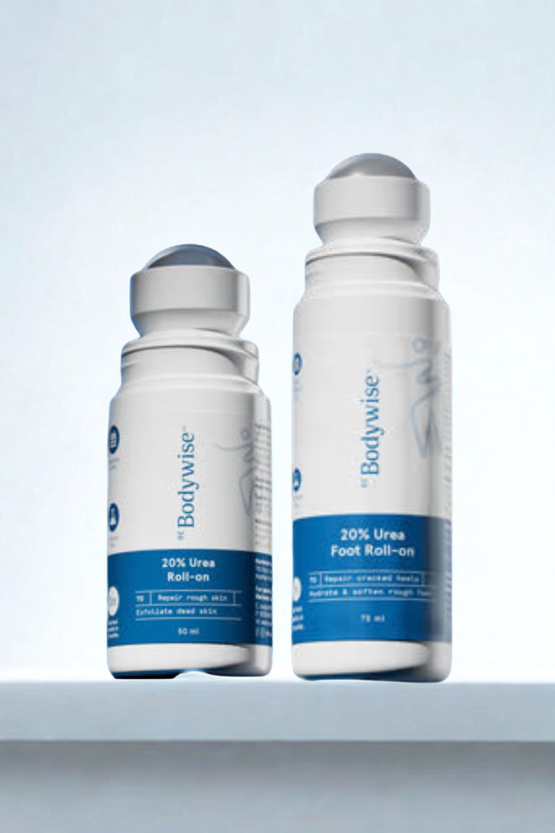 Be Bodywise 20% Urea Foot Roll On Combo (75ml & 50ml)
