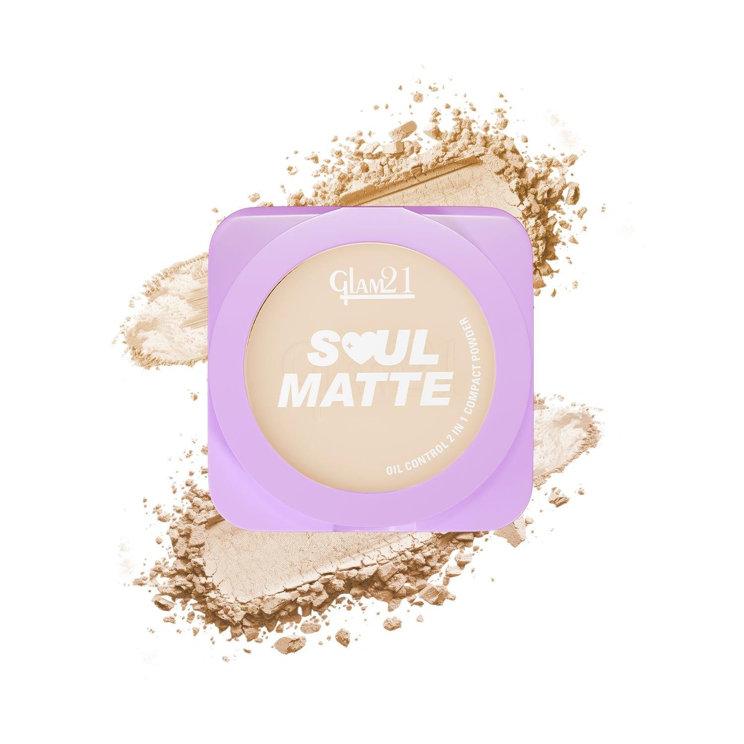 Glam21 Soul Matte Compact - Silk Ivory