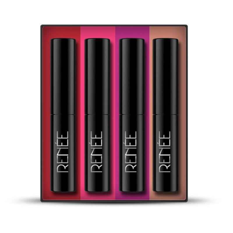 Renee Very Matte Pack Of 4 Matte Lipsticks