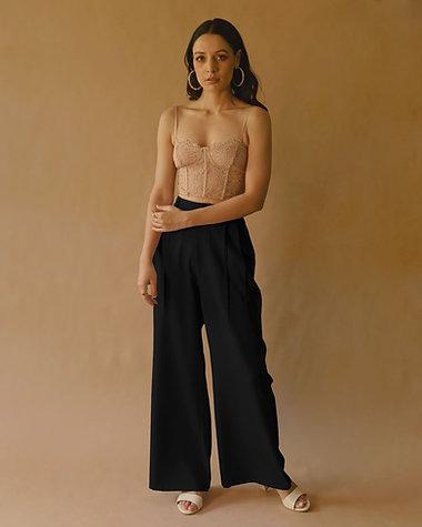 Studio OJS Black Roomy Pants