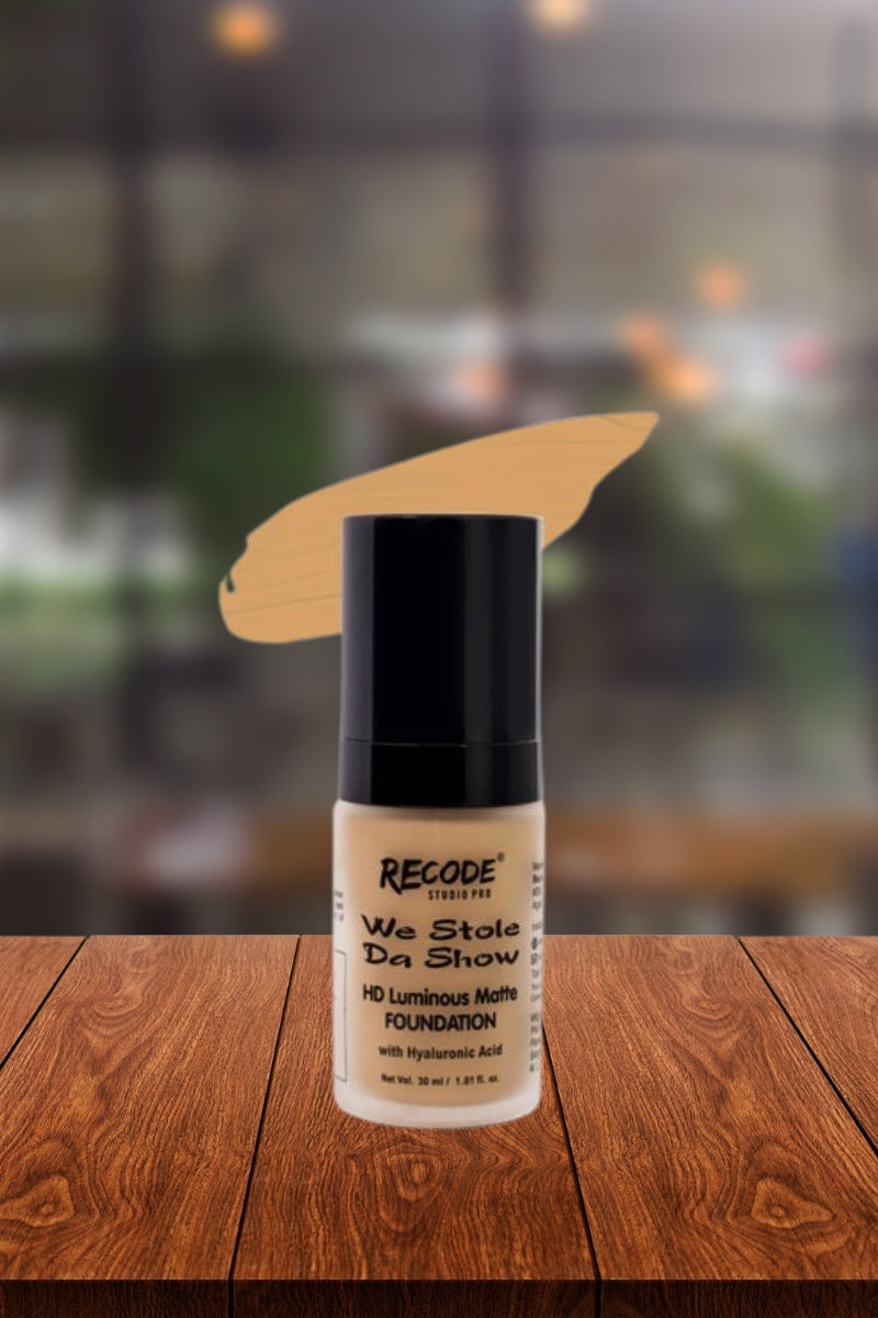 Recode 07 Hd Luminous Matte Finish Foundation Indoi - 30 Ml