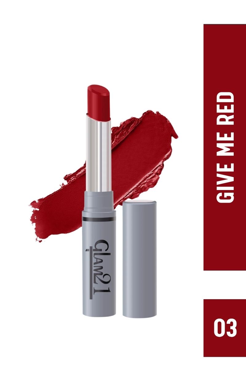 Glam21 Long Lasting Non-Transfer Lipstick - Give Me Red