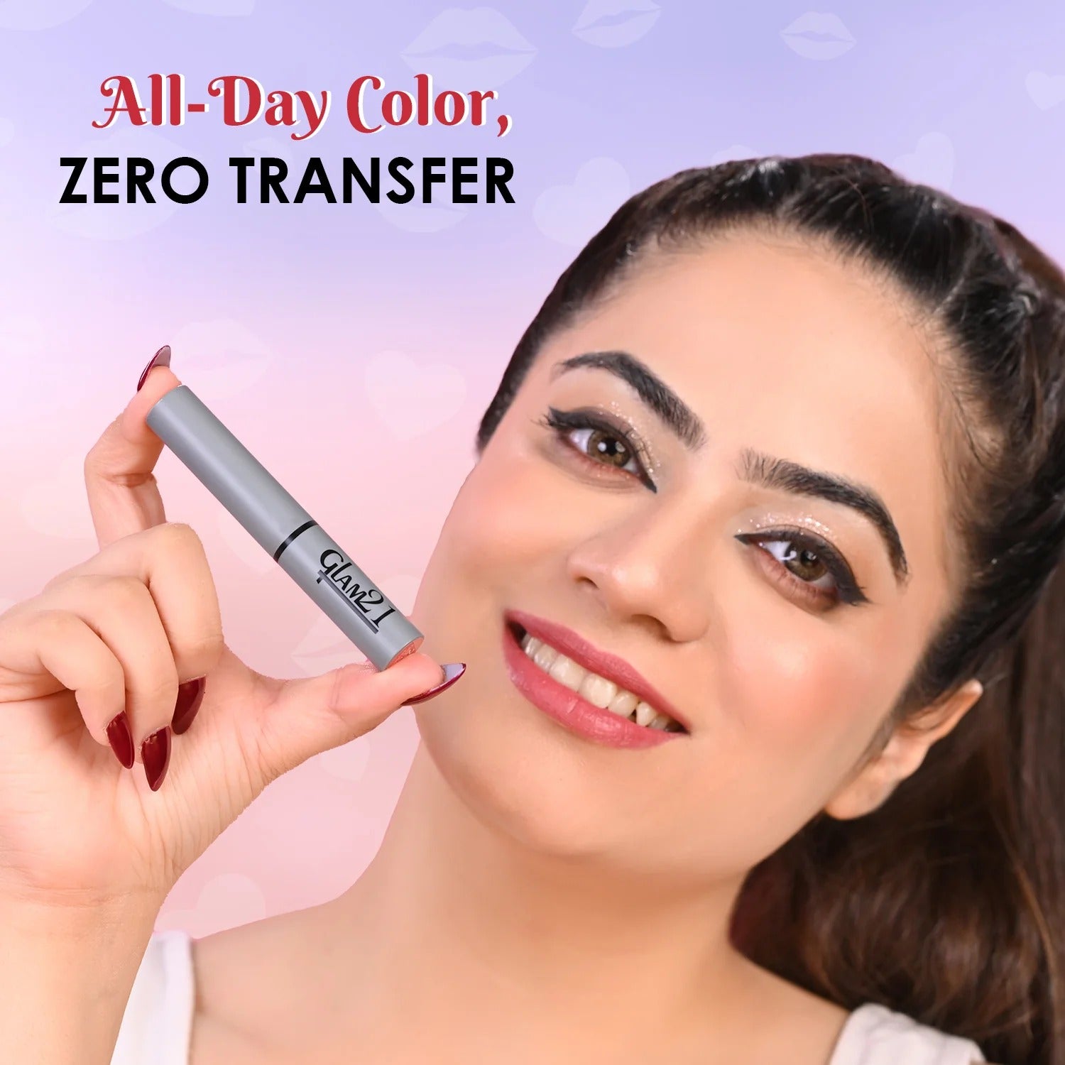 Glam21 Long Lasting Non-Transfer Lipstick - Give Me Red