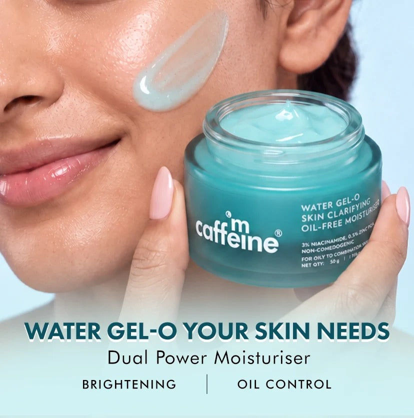 mCaffeine Water Gel-O Skin Clarifying Oil Free Moisturiser - 50g