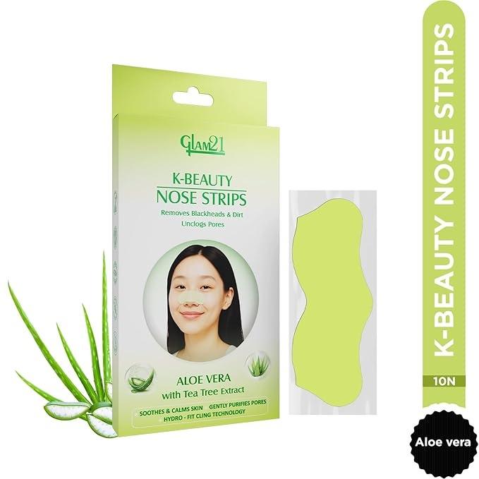 Glam21 K-Beauty Nose Strip Aloe Vera with Tea Tree Extract