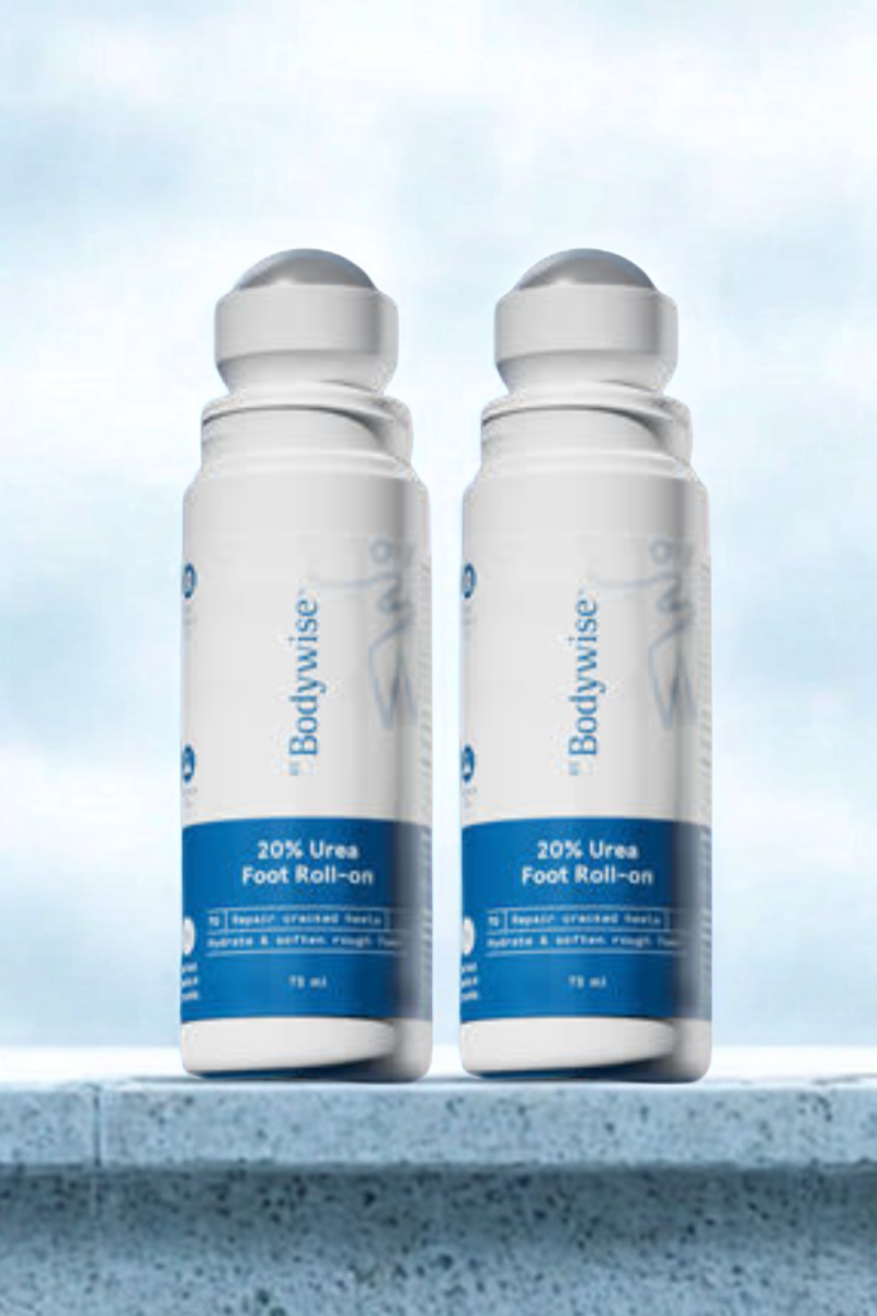 Be Bodywise 20% Urea Foot Roll On (75ml) - Pack of 2