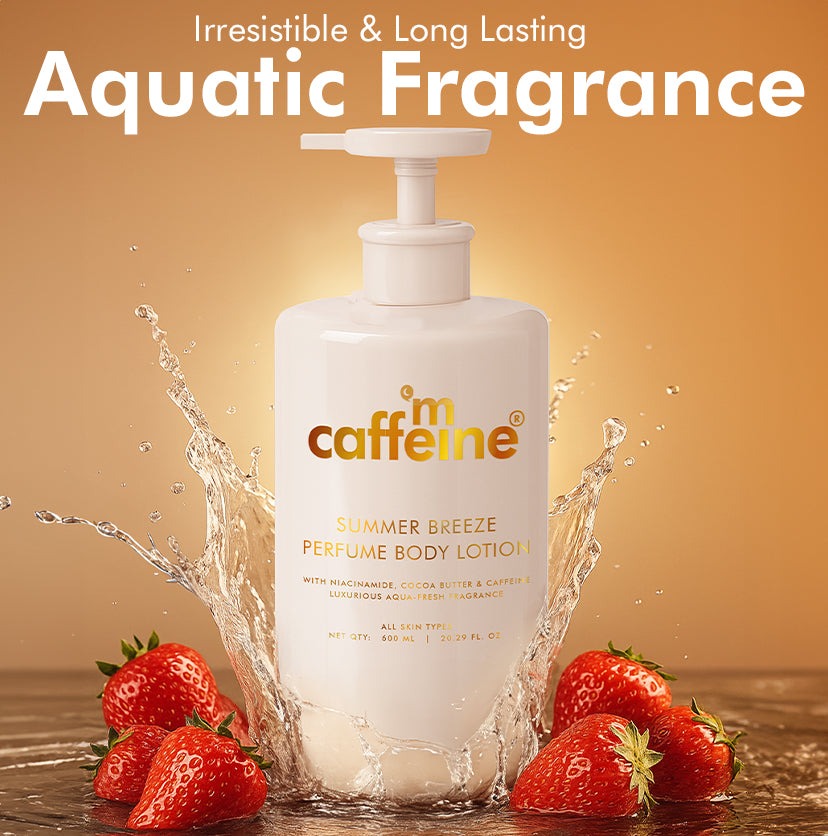 mCaffeine Summer Breeze Perfume Body Lotion - 600ml