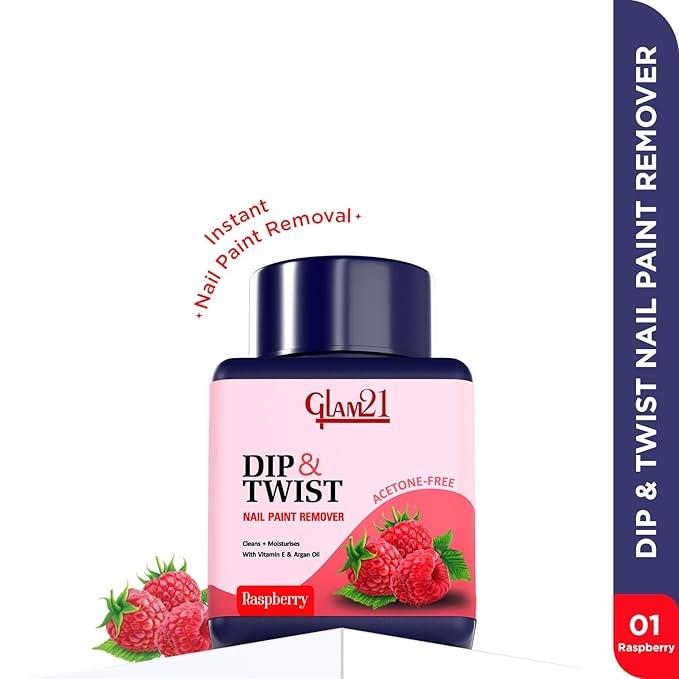 Glam21 Nail Paint Remover - Raspberry