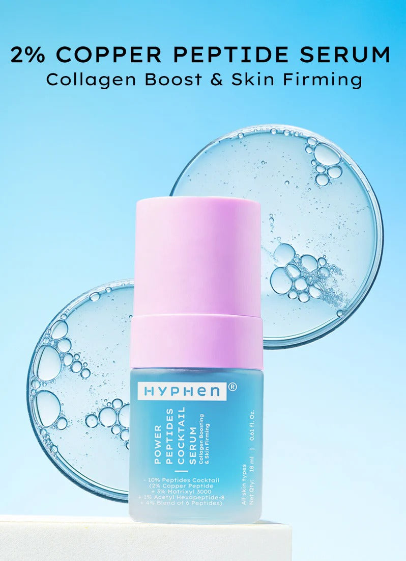 Hyphen 10% Peptide with 2% Copper Peptide Face Serum - 18 ml