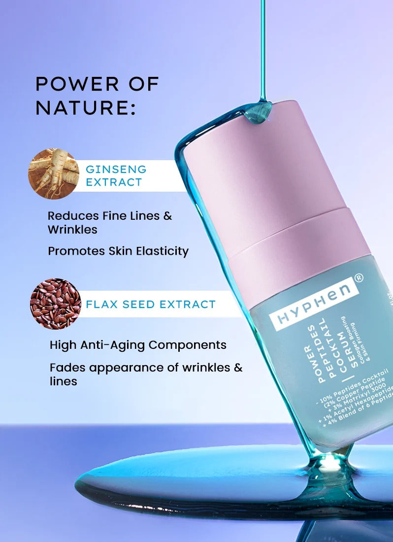 Hyphen 10% Peptide with 2% Copper Peptide Face Serum - 18 ml