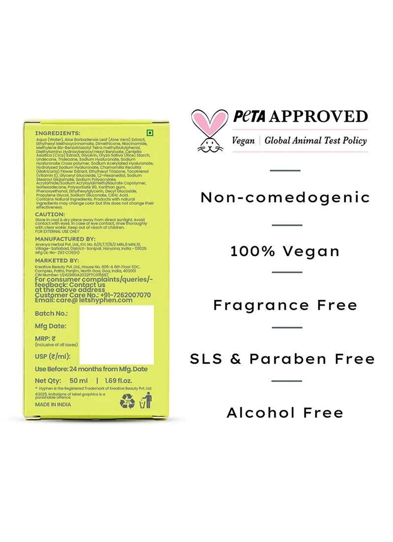 Hyphen Ultra Light Water Sunscreen Spf 50 Pa ++++
