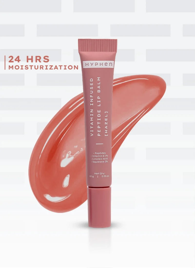 Hyphen Vitamin-Infused Peptide Lip Balm - Hazel, 10g
