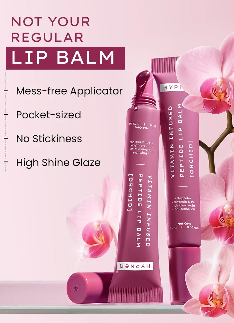 Hyphen Vitamin Infused Peptide Lip Balm - Orchid