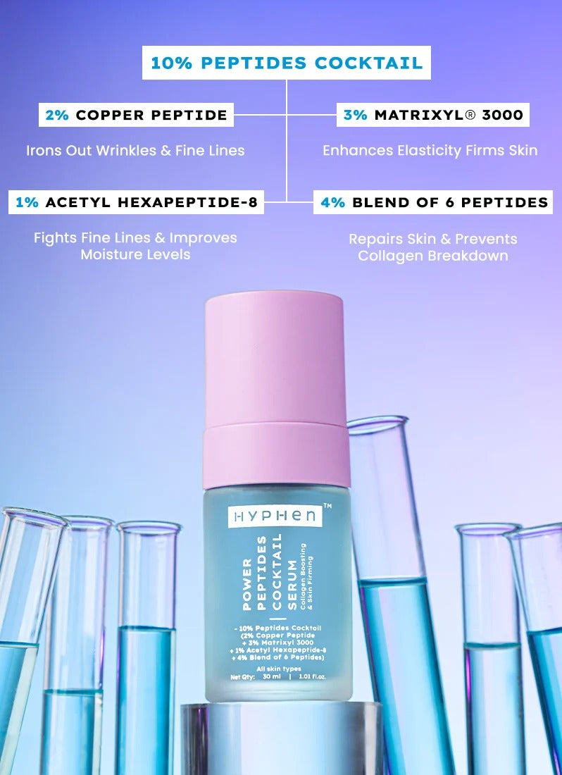 Hyphen Power Peptides Cocktail Face Serum - 30ml
