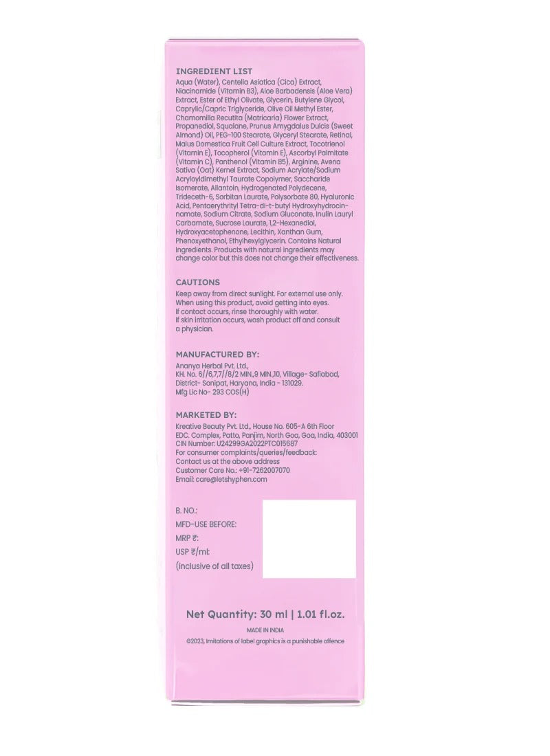Hyphen 0.05% Retinol Reset Serum - 30ml