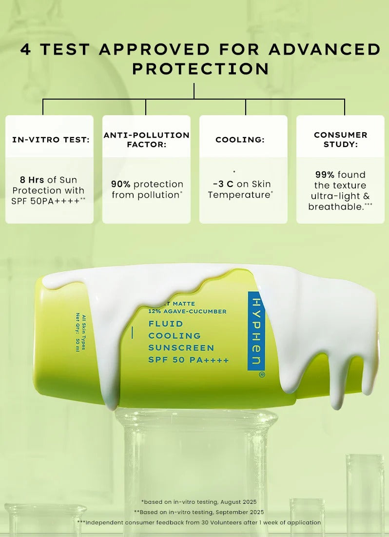 Hyphen Fluid Cooling Sunscreen SPF 50 PA++++ - 50 ml