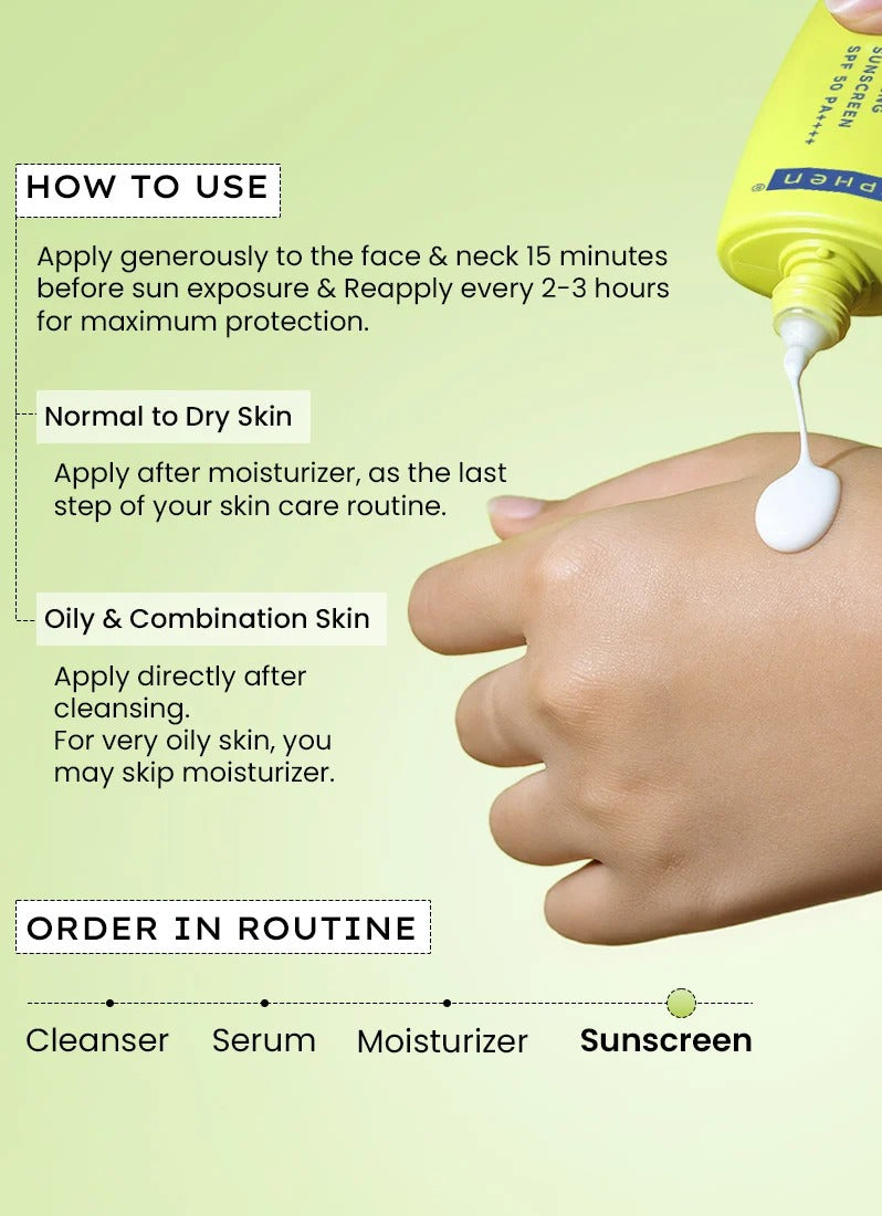 Hyphen Fluid Cooling Sunscreen SPF 50 PA++++ - 50 ml