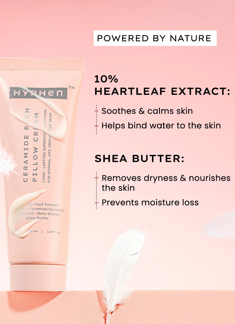 Hyphen Ceramide Rich Pillow Face Cream - 50ml