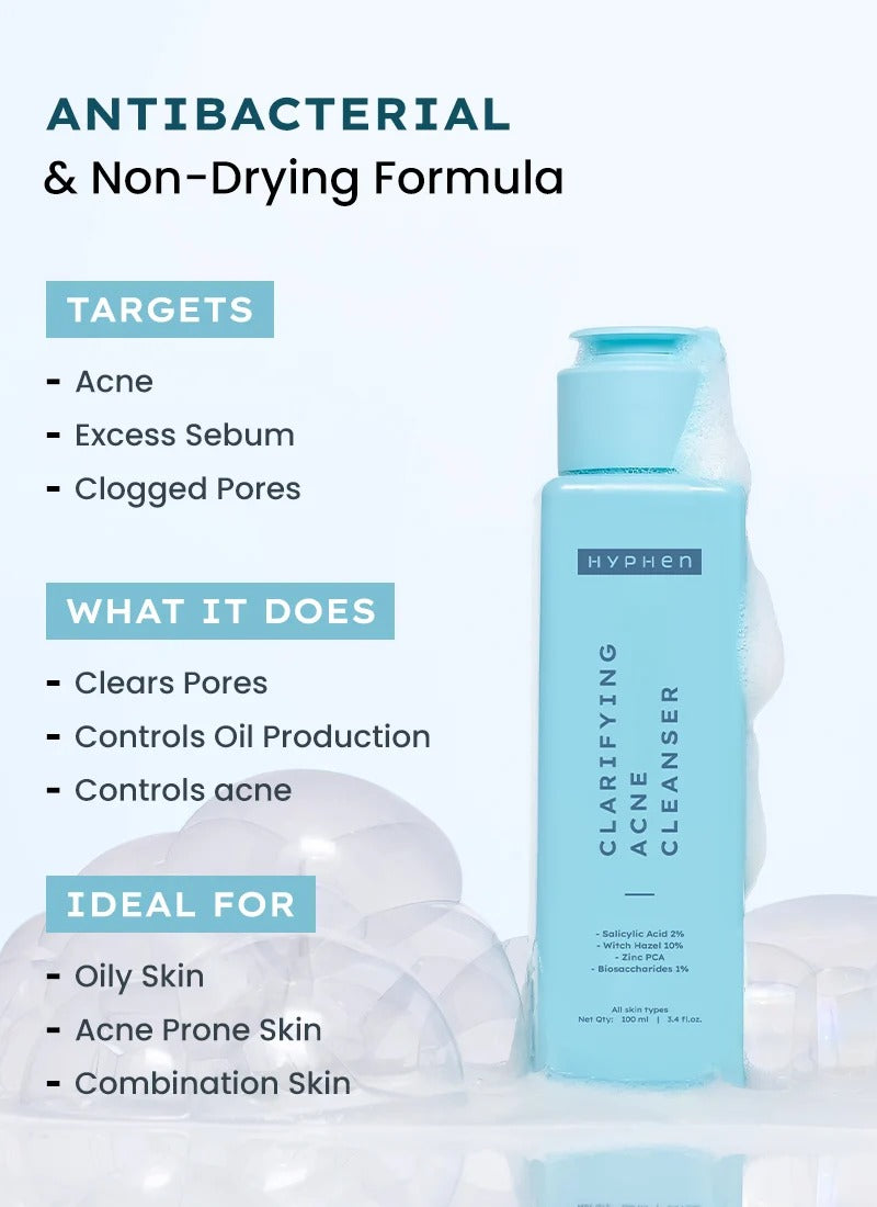 Hyphen Clarifying Acne Face Wash - 100ml
