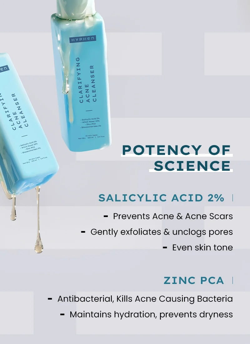 Hyphen Clarifying Acne Face Wash - 100ml