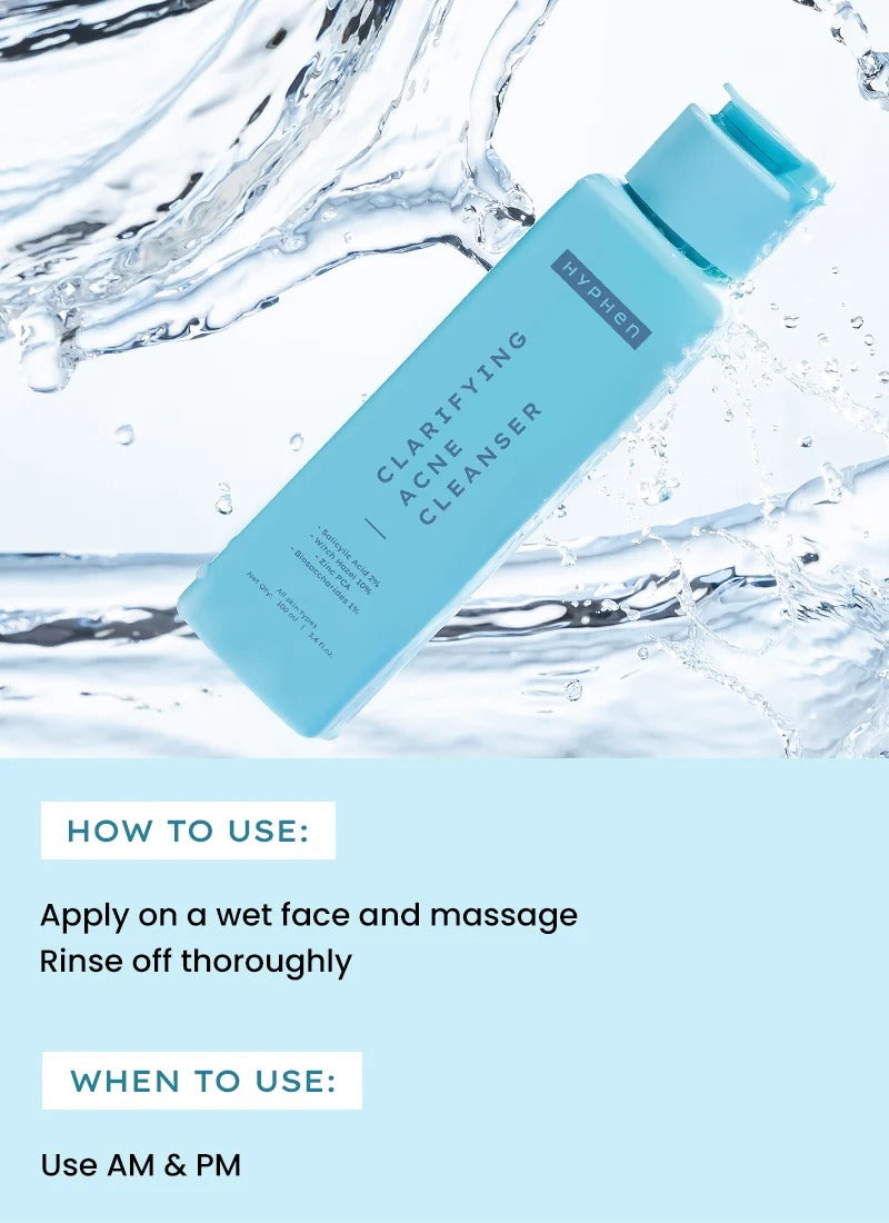 Hyphen Clarifying Acne Face Wash - 100ml
