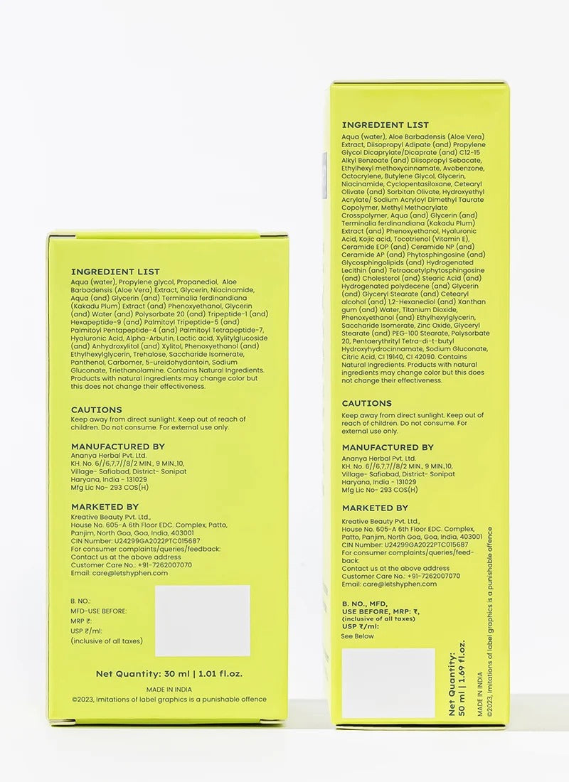 Hyphen Day-Care Routine - Set Of 2