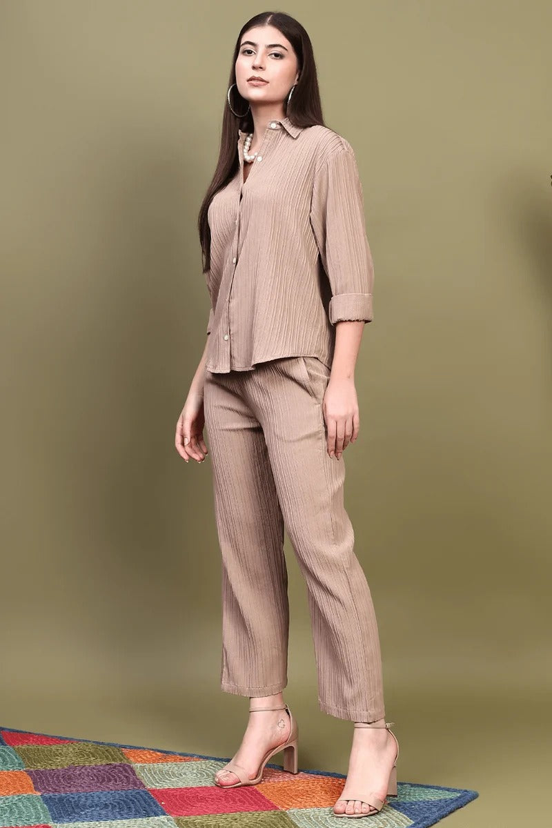 Sugnaa Knitted Shirt Pant Set