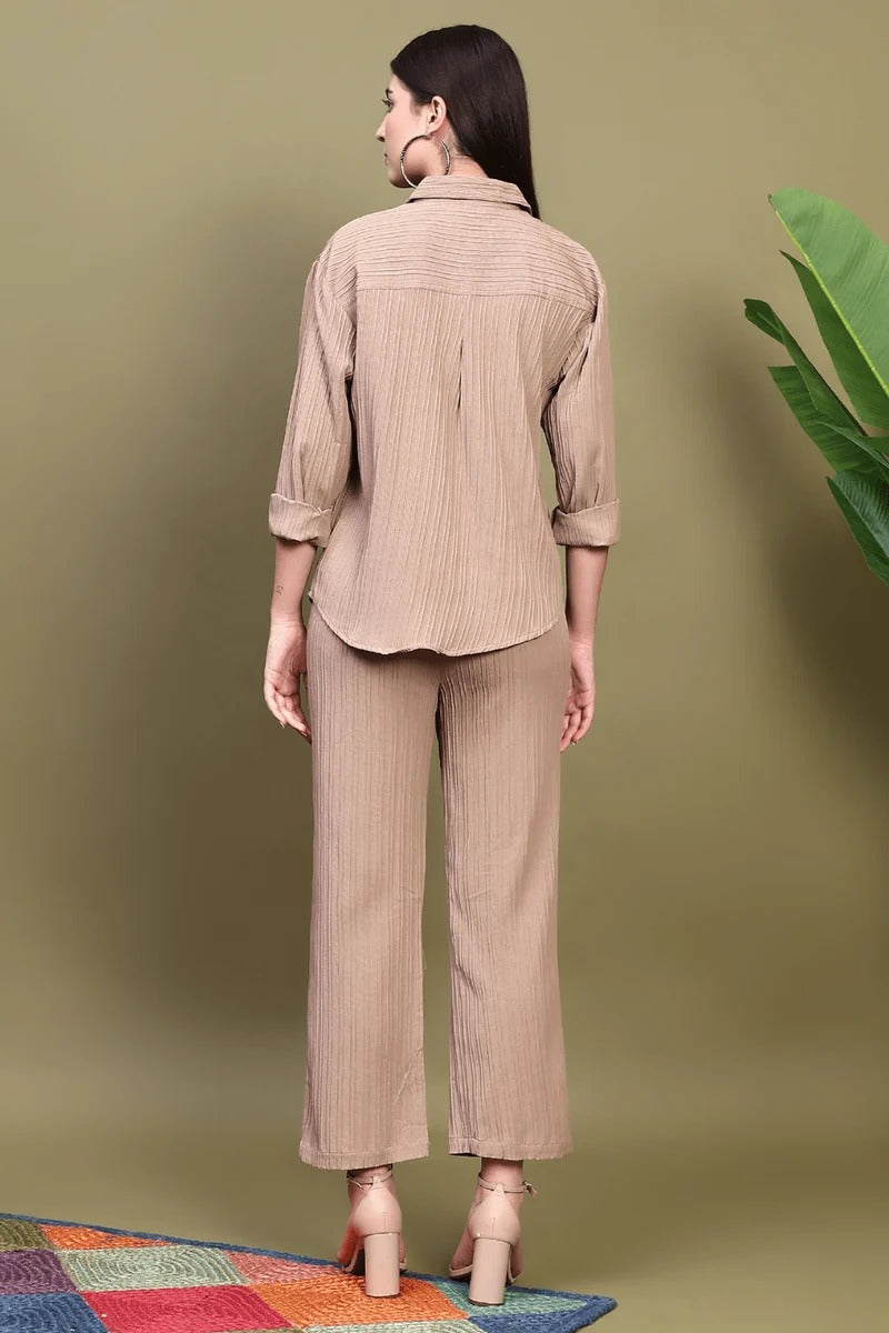 Sugnaa Knitted Shirt Pant Set