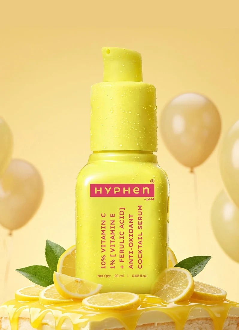 Hyphen 10% Vit C Serum with 1% Vit E & Ferulic Acid - 20ml